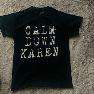 Fashion Nova “Calm Down Karen” Graphic T-Shirt